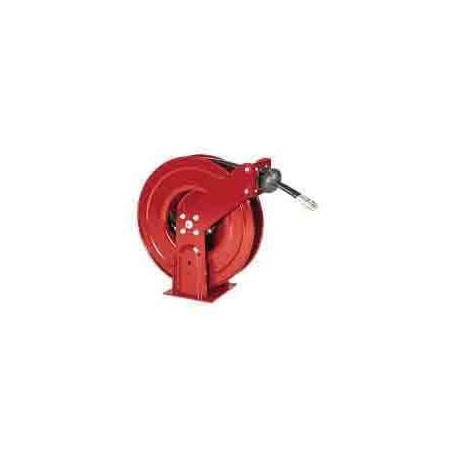 Alemite Hose Reel Assembly, Double Post High Pressure Narrow, 38 In X 50 Ft Hose, 4000 Psi, Bench, 8081J 8081-J